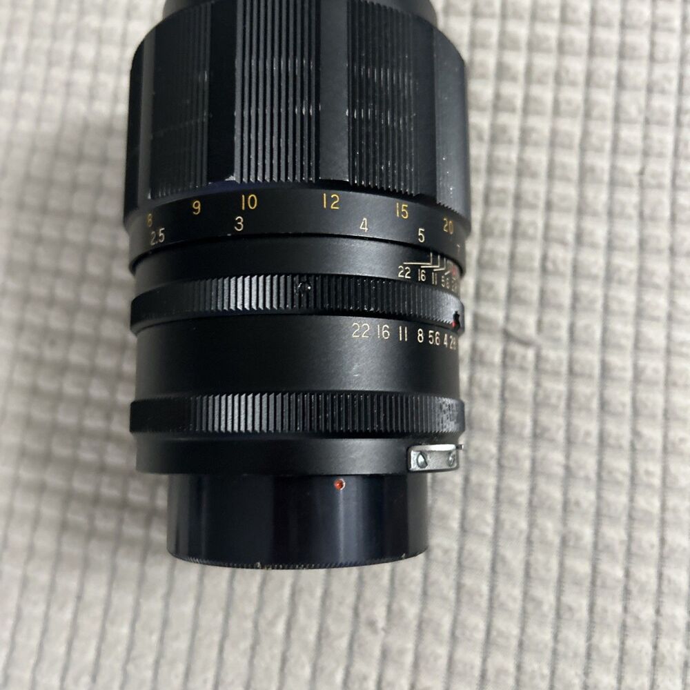 Fujica Camera w/ Soligor Tele-Auto 135mm f/2.8 Lens Vintage 35mm Film